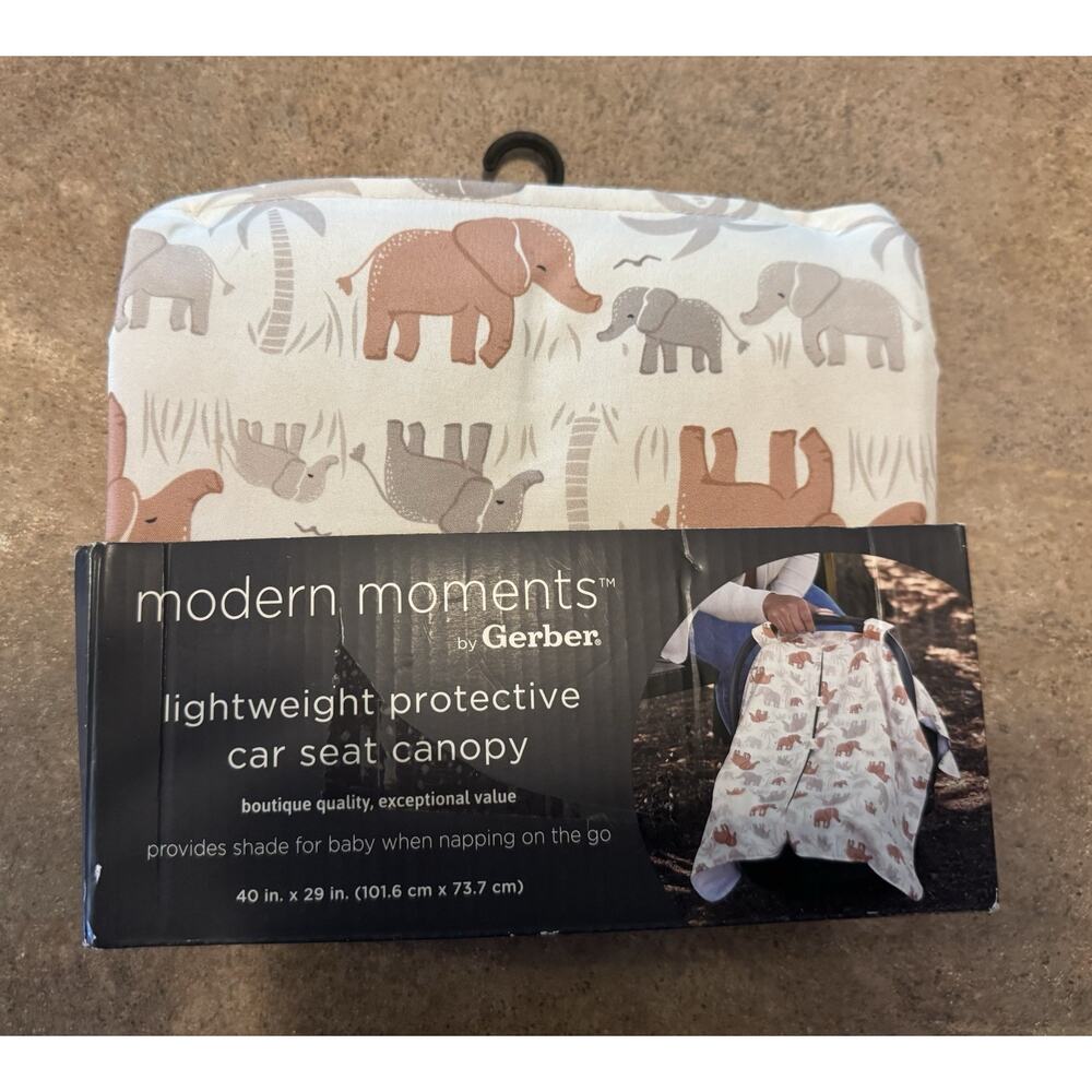 Modern Moment Car Seat Protector for Baby Neutral Car Seat Cover NWTs - Picture 5 of 7